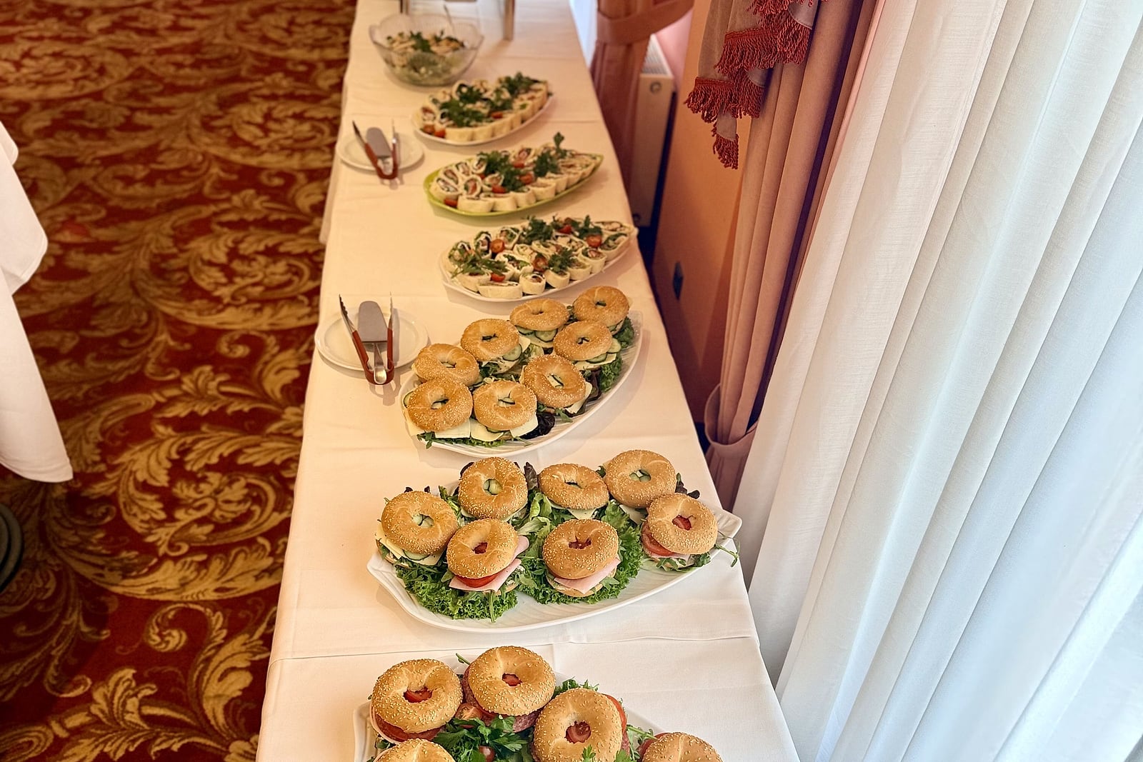 Frühstücksbuffet im Schlossparkhotel Schkopau