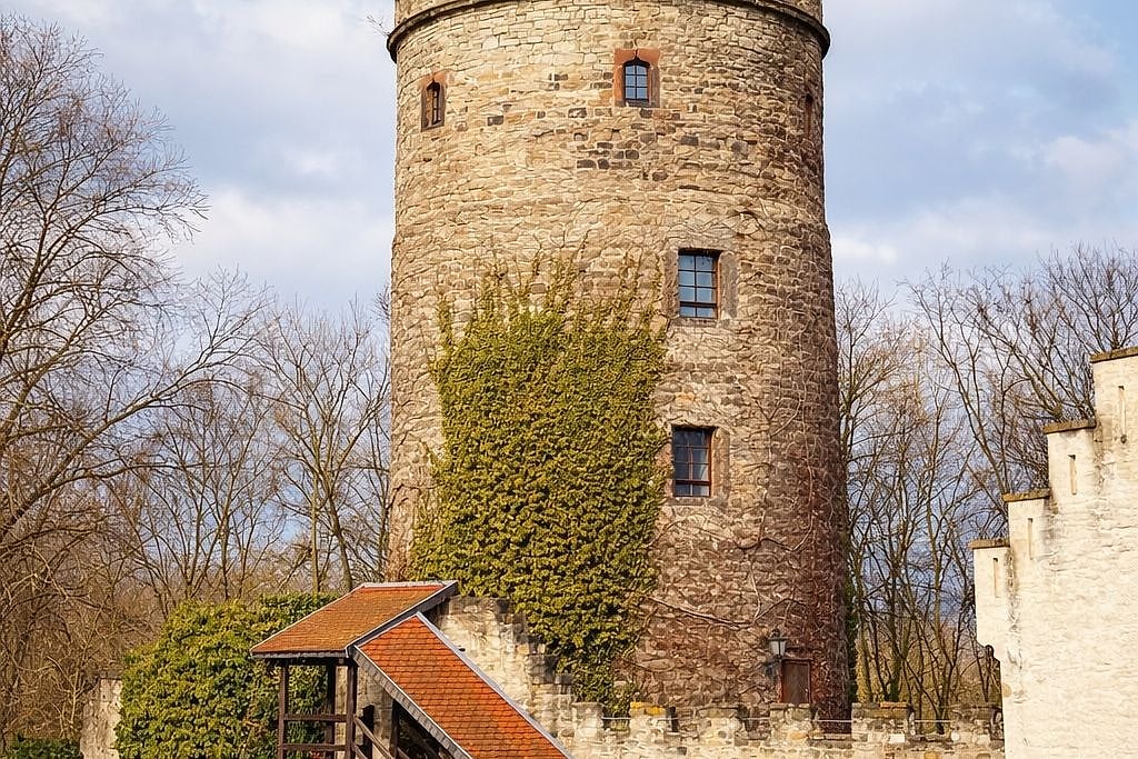 Bergfried im Schlossparkhotel Schkopau