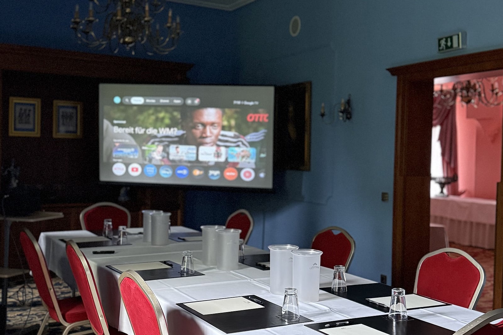 Blauer Salon im Schlossparkhotel Schkopau