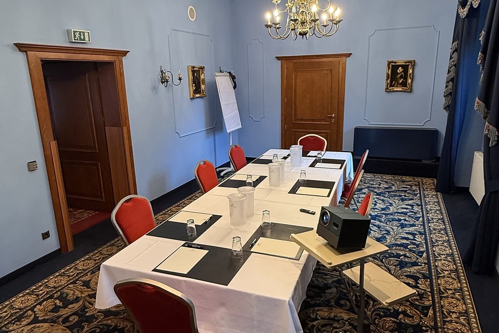 Blauer Salon im Schlossparkhotel Schkopau