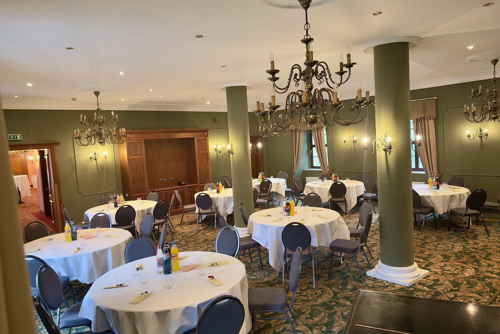 Grüner Salon im Schlossparkhotel Schkopau