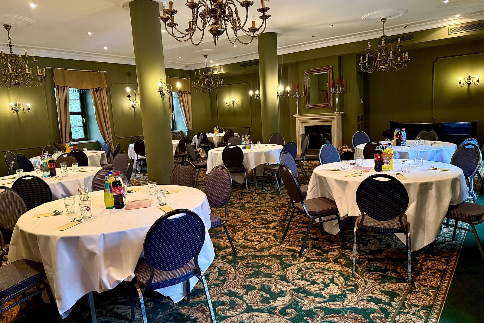 Grüner Salon im Schlossparkhotel Schkopau